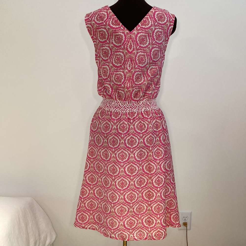 Roller Rabbit Émane Rose médaillions dress small - Picture 2 of 16